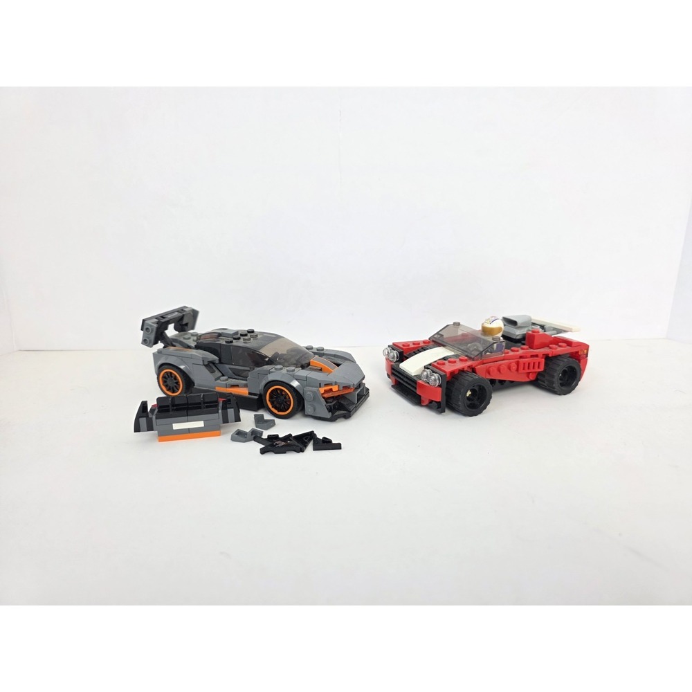 Lego car pair Creator Car Speed Champion Mcclaren